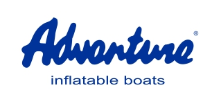 Logo ADVENTURE v aktuální podobě - originální výrobce nafukovacích motorových člunů nabízí více než 50 standardních modelů