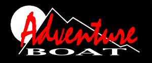 Původní logo Adventure registrované r. 1989 ukazuje, že mezi vyráběné produkty patří nejen nafukovací motorové čluny, ale také outdoor vybavení do přírody