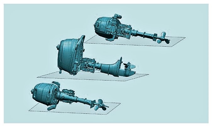 Lodní motor SUZUKI marine DF5A je možné pokládat na tři strany, což výrazně zjednodušuje jakoukoli manipulaci s vaším motorem